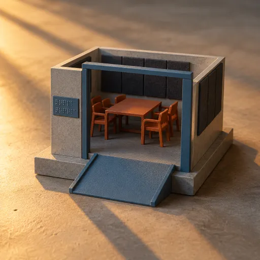 How many meeting rooms does Hotell Luspen offer for accessible events in Storuman ?
