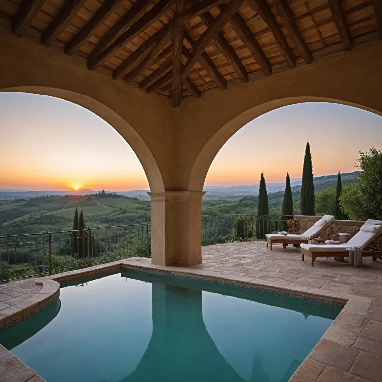Luxury hotels in Tuscany Italy: refined stays, spa indulgence, and panoramic views