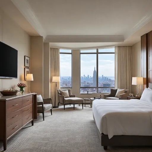 Elegant hotels in NYC with 2 queen beds for accessible luxury stays