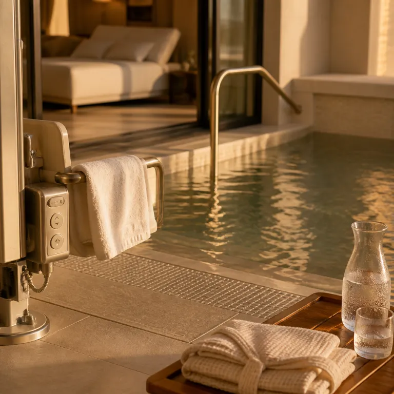 Elevated stays with a private pool in your hotel room